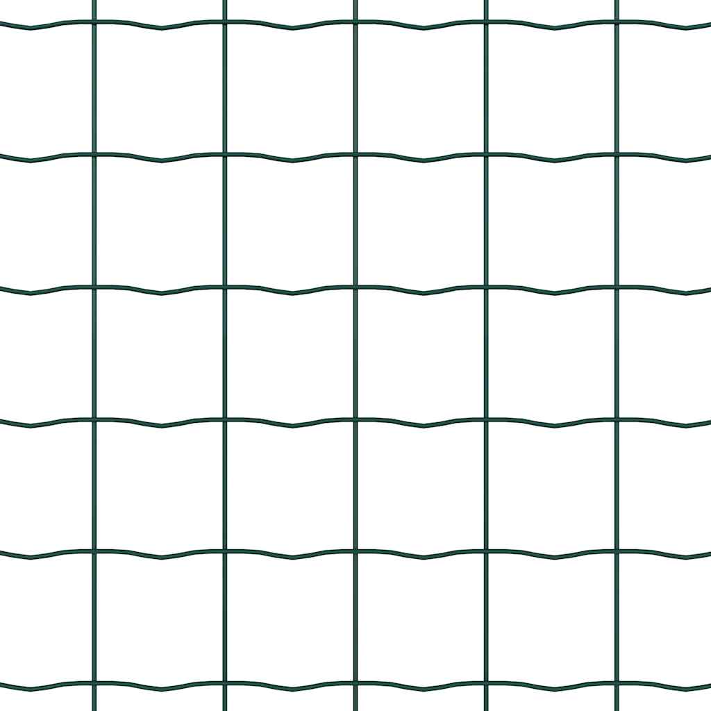 Eurohegn Ground Fix 10 x 1,4 m PVC-belagt stål Grøn Mesh