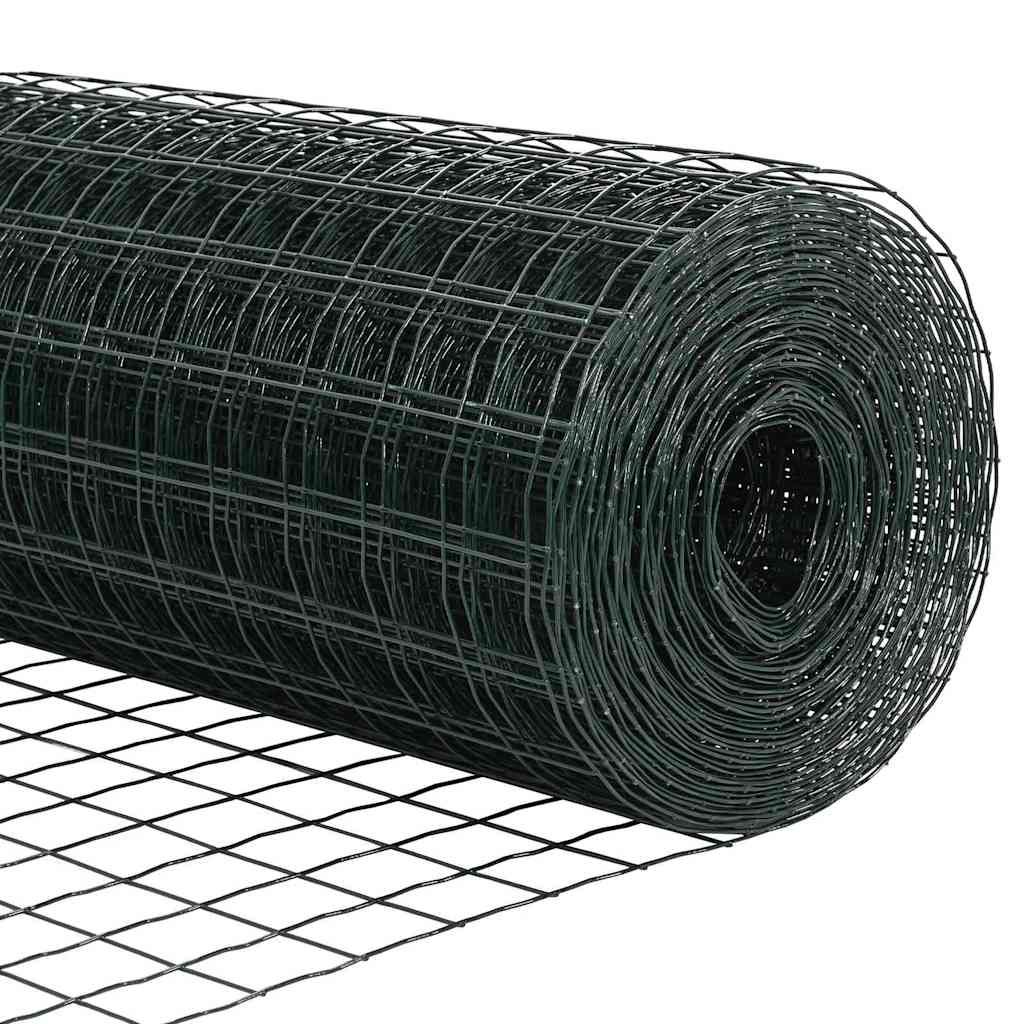 Eurohegn Ground Fix 10 x 1,5 m PVC-belagt stål Grøn Mesh