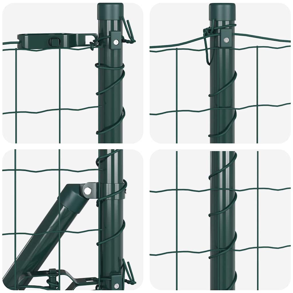 Eurohegn Ground Fix 10 x 0,6 m PVC-belagt stål Grøn Mesh
