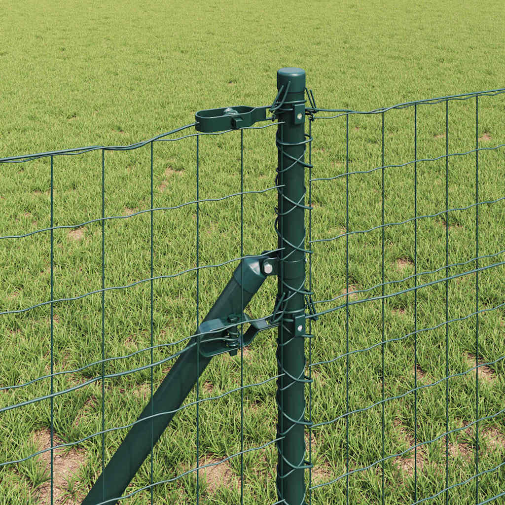 Eurohegn Ground Fix 10 x 0,8 m PVC-belagt stål Grøn Mesh