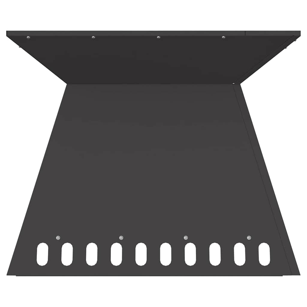 Ildskål Sort 60 x 60 x 50 cm Cortenstål