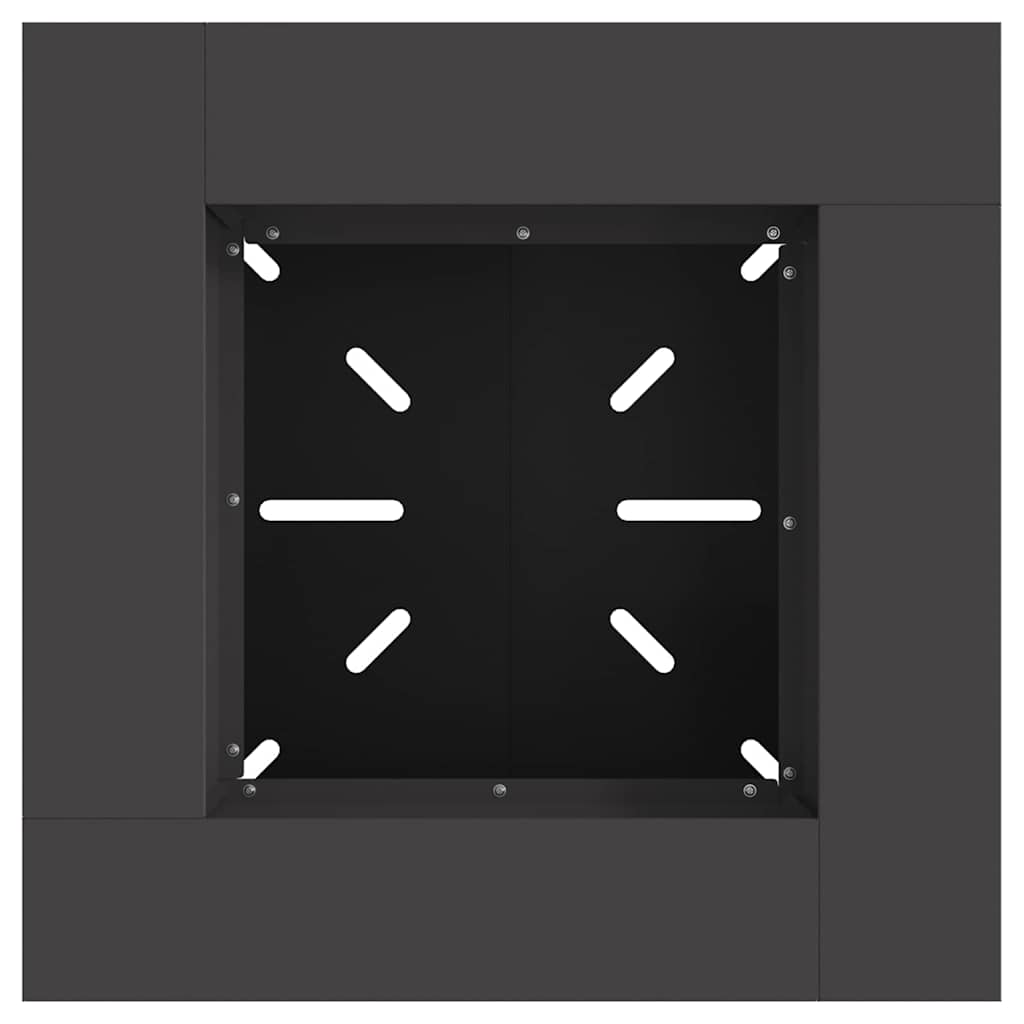 Ildskål Sort 60 x 60 x 50 cm Cortenstål