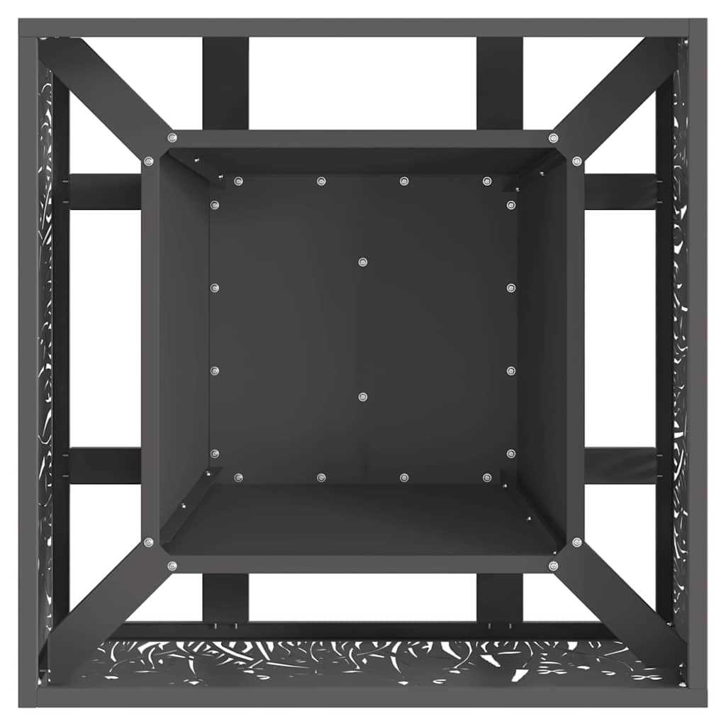 Ildskål Sort 60 x 60 x 30 cm Cortenstål