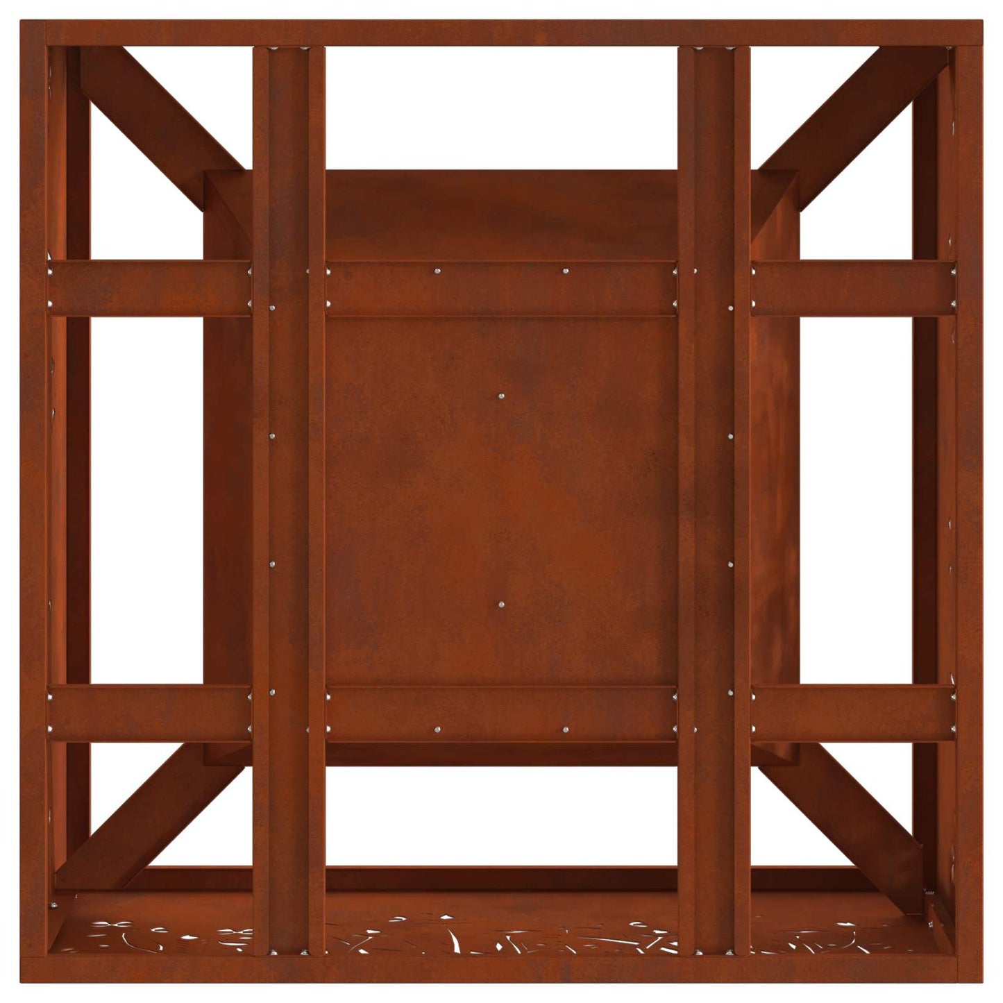 Ildskål Rusten 60 x 60 x 30 cm Cortenstål