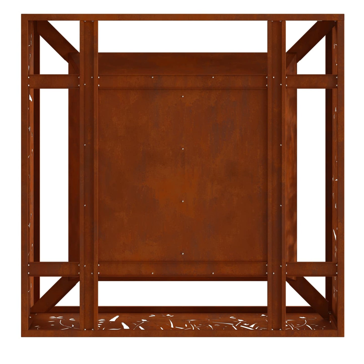 Ildskål Rusten 80 x 80 x 30 cm Cortenstål