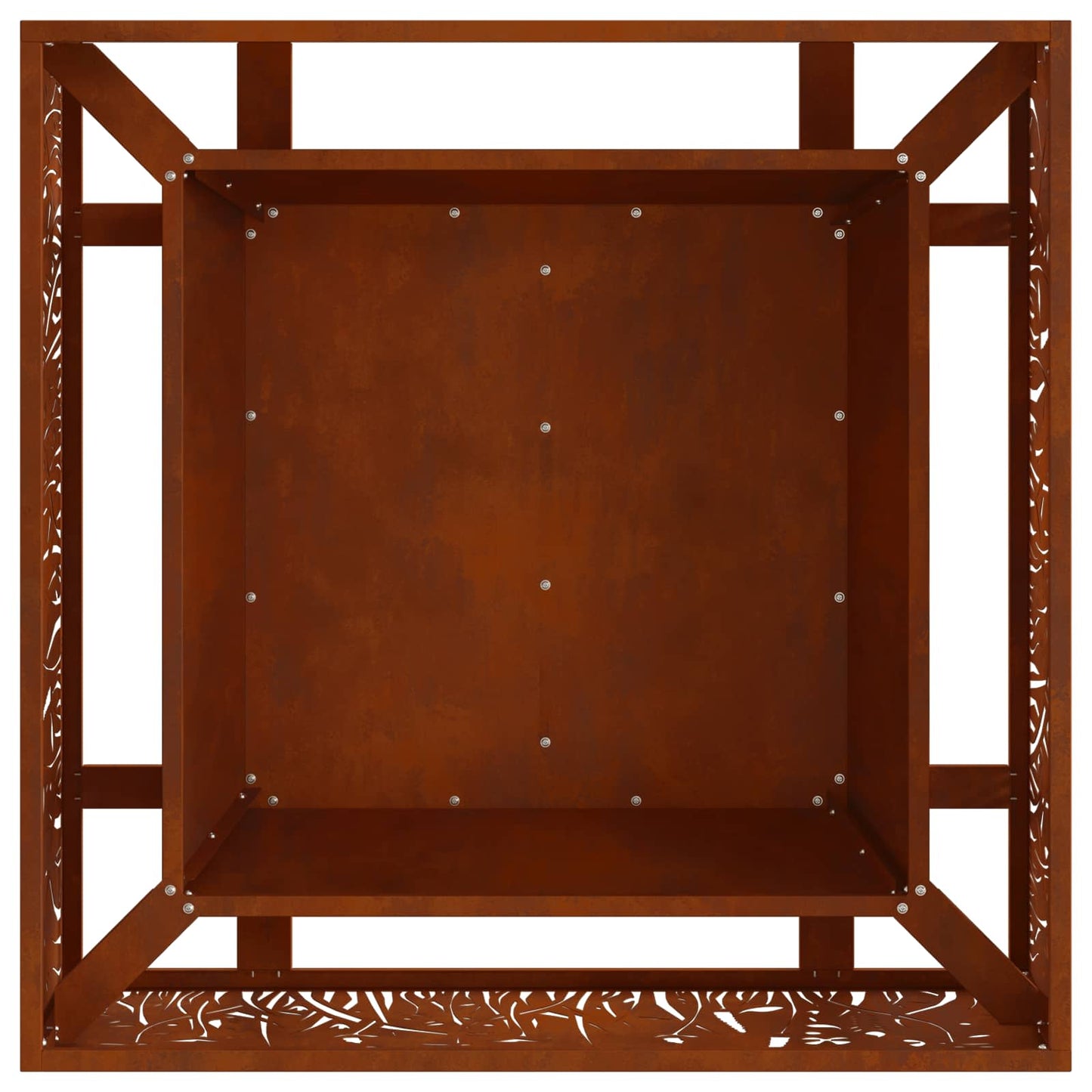 Ildskål Rusten 80 x 80 x 30 cm Cortenstål