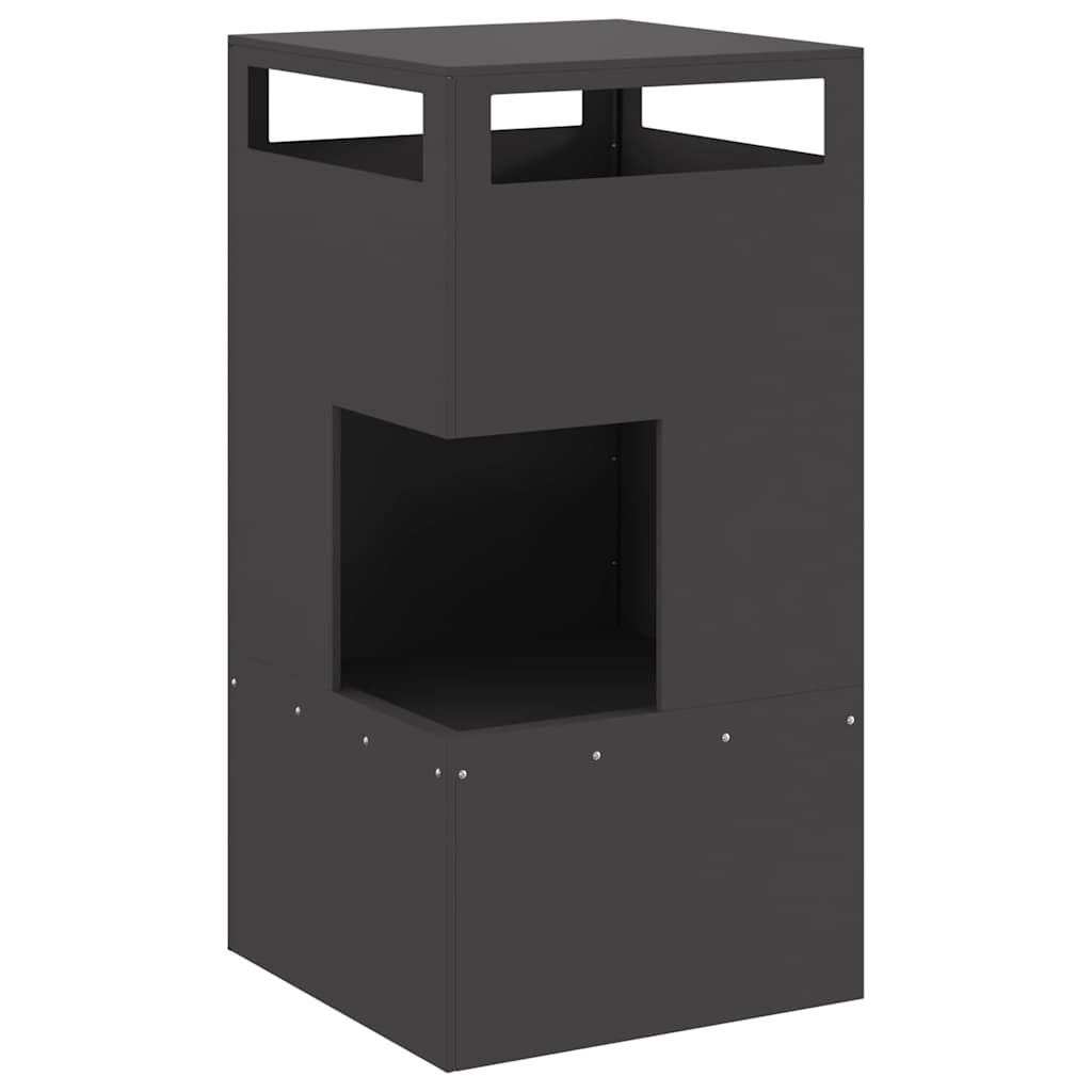 Ildskål Sort 50 x 50 x 100 cm Cortenstål