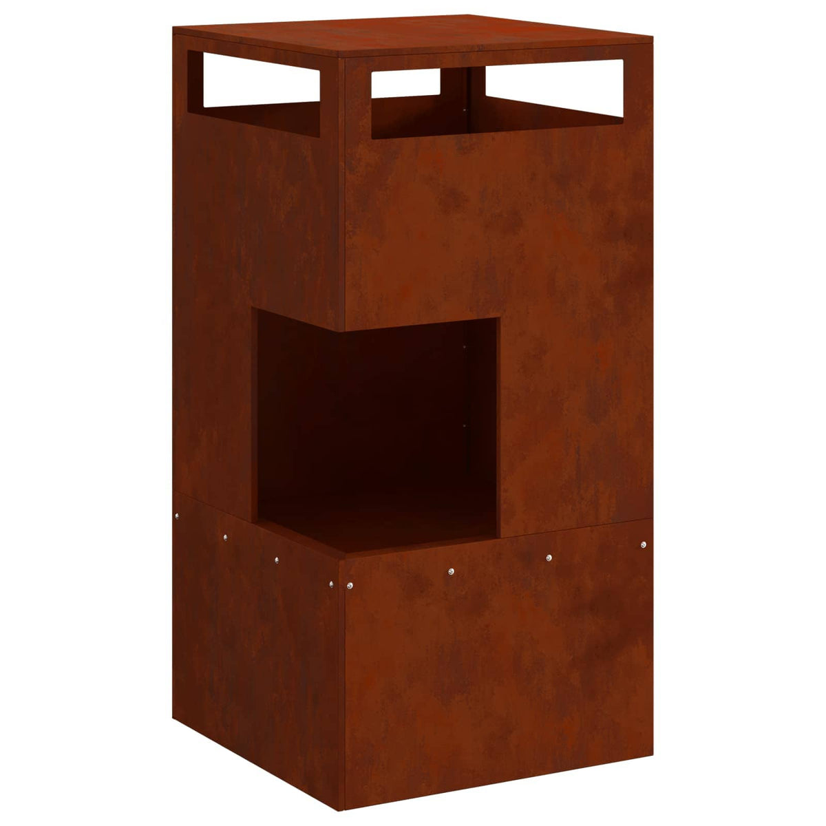 Ildskål Brun 50 x 50 x 100 cm Cortenstål