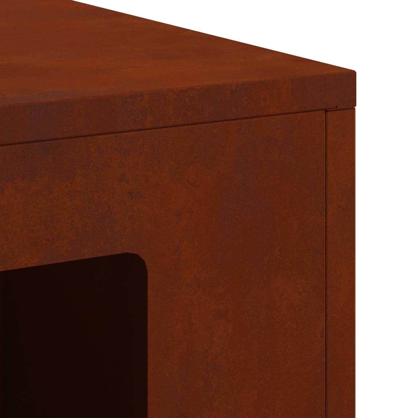 Bålsted Rusten 60 x 40 x 96 cm Cortenstål