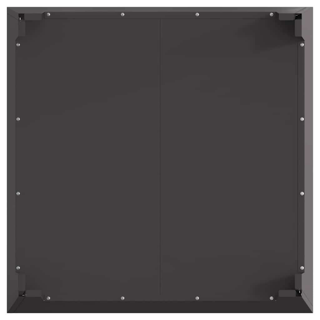 Ildskål Sort 80 x 80 x 43 cm Cortenstål