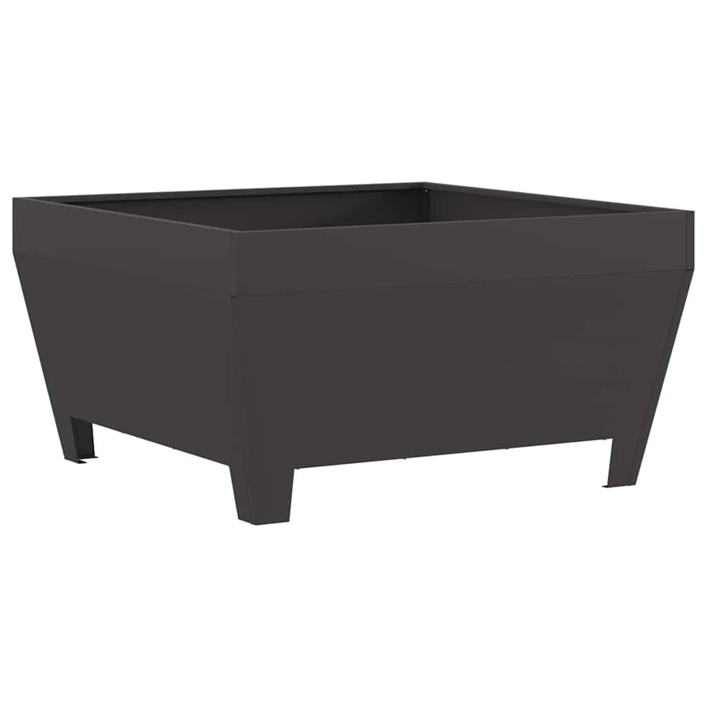 Ildskål Sort 80 x 80 x 43 cm Cortenstål