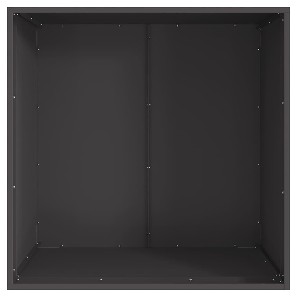 Ildskål Sort 80 x 80 x 43 cm Cortenstål