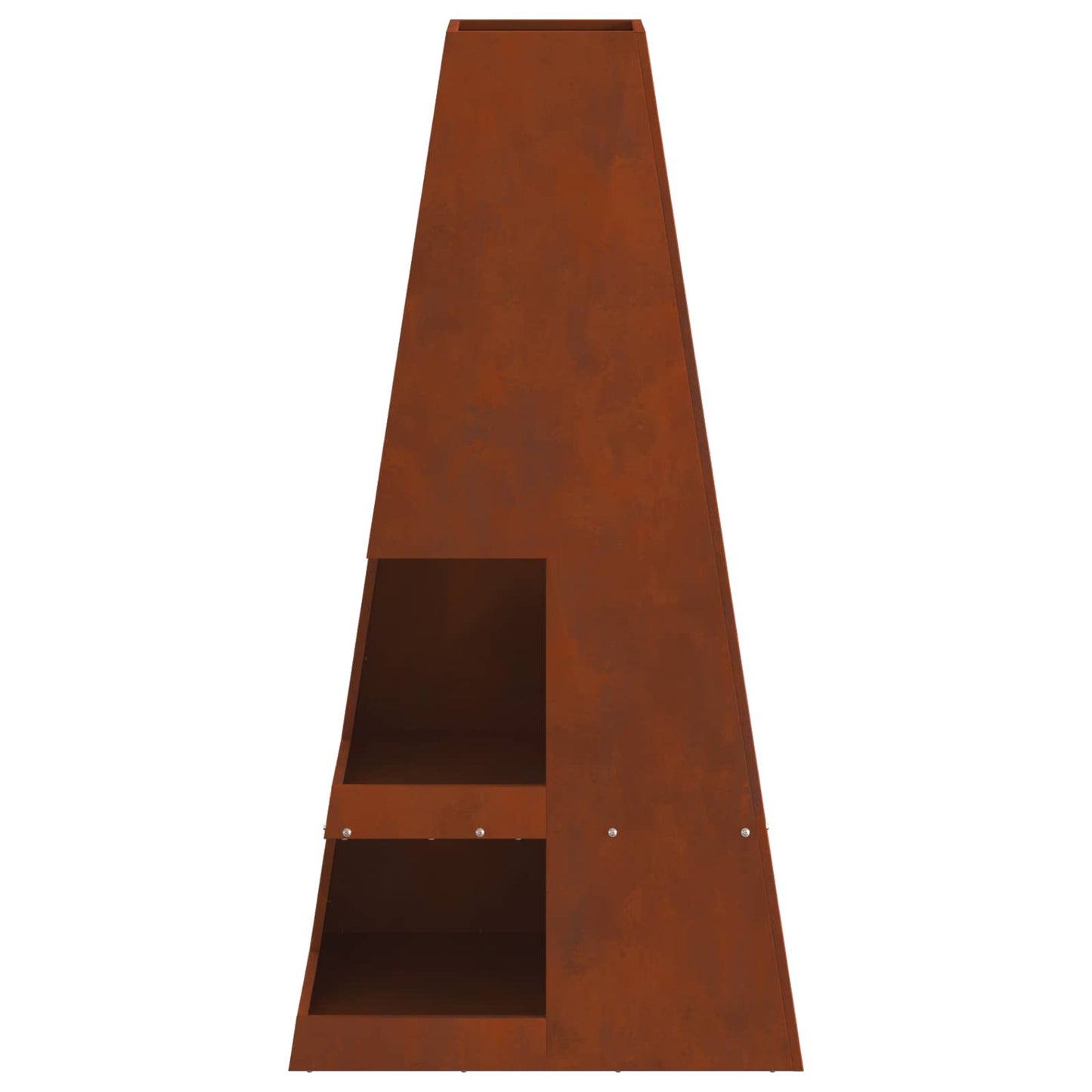 Ildskål Rusten 50 x 50 x 100 cm Cortenstål