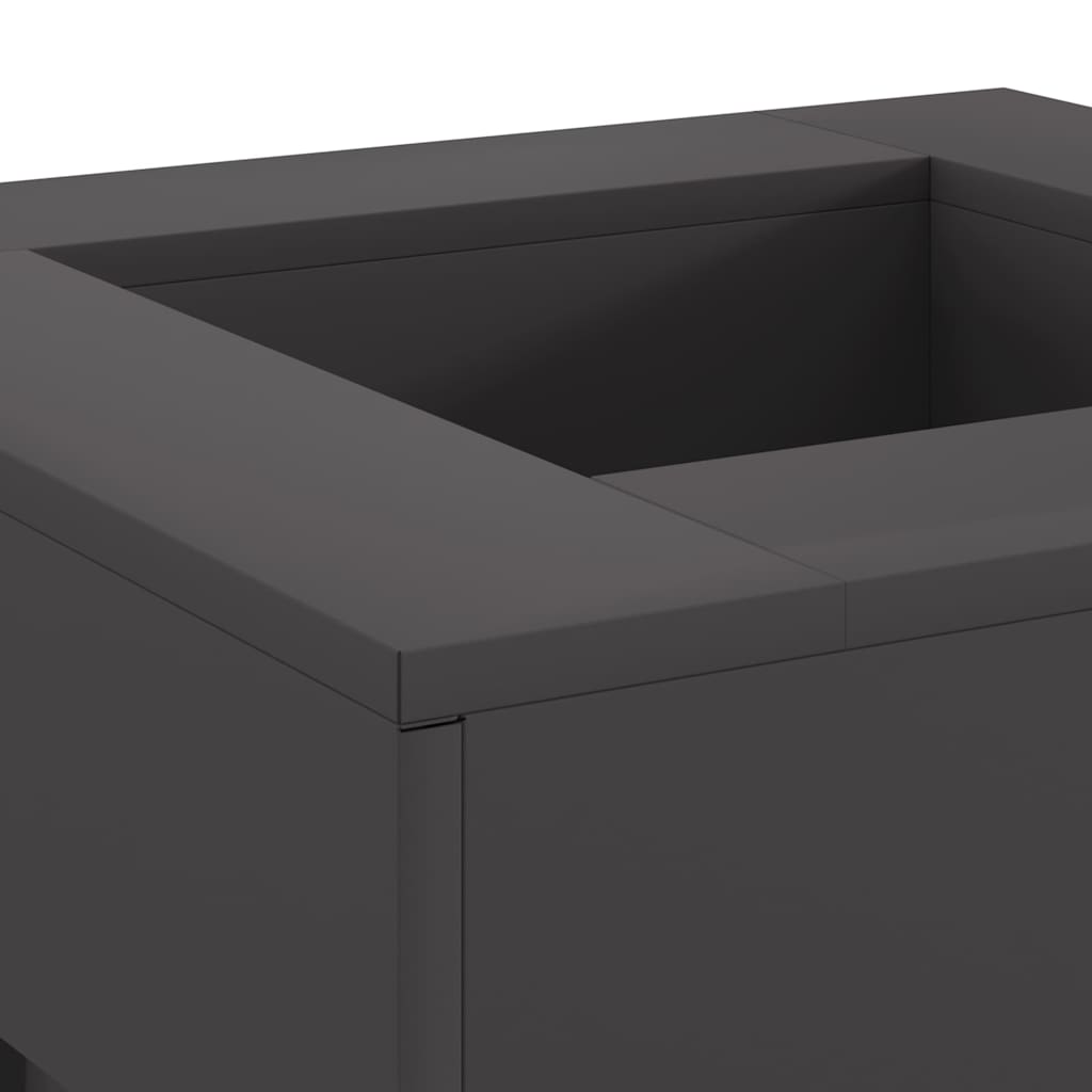 Ildskål Sort 60 x 60 x 30 cm Cortenstål