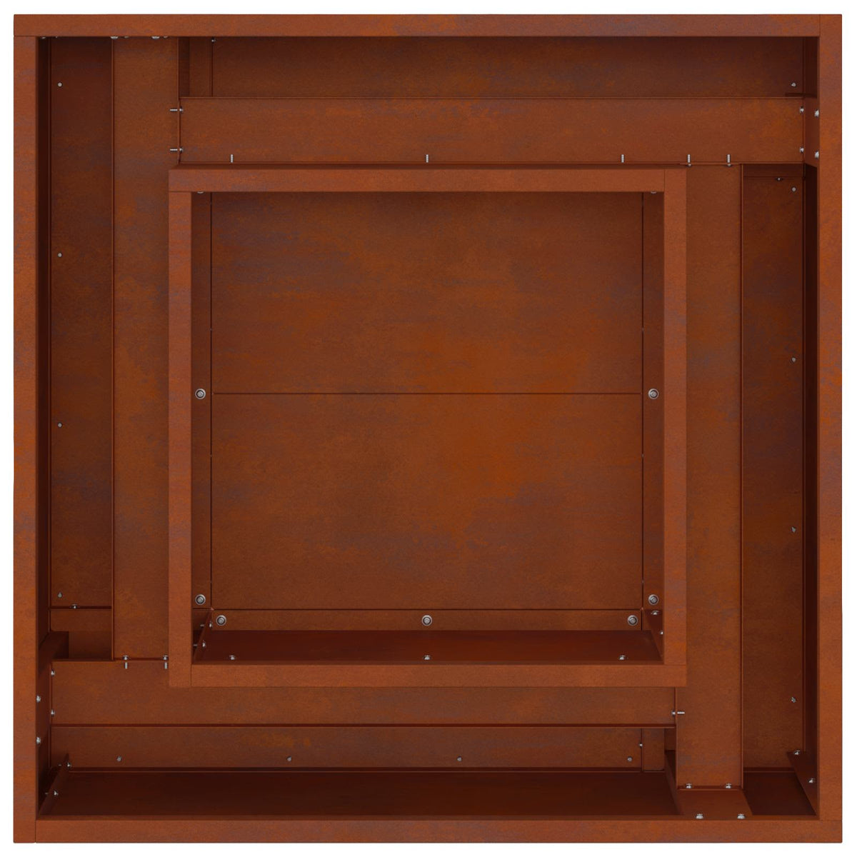 Ildskål Rusten 60 x 60 x 30 cm Cortenstål