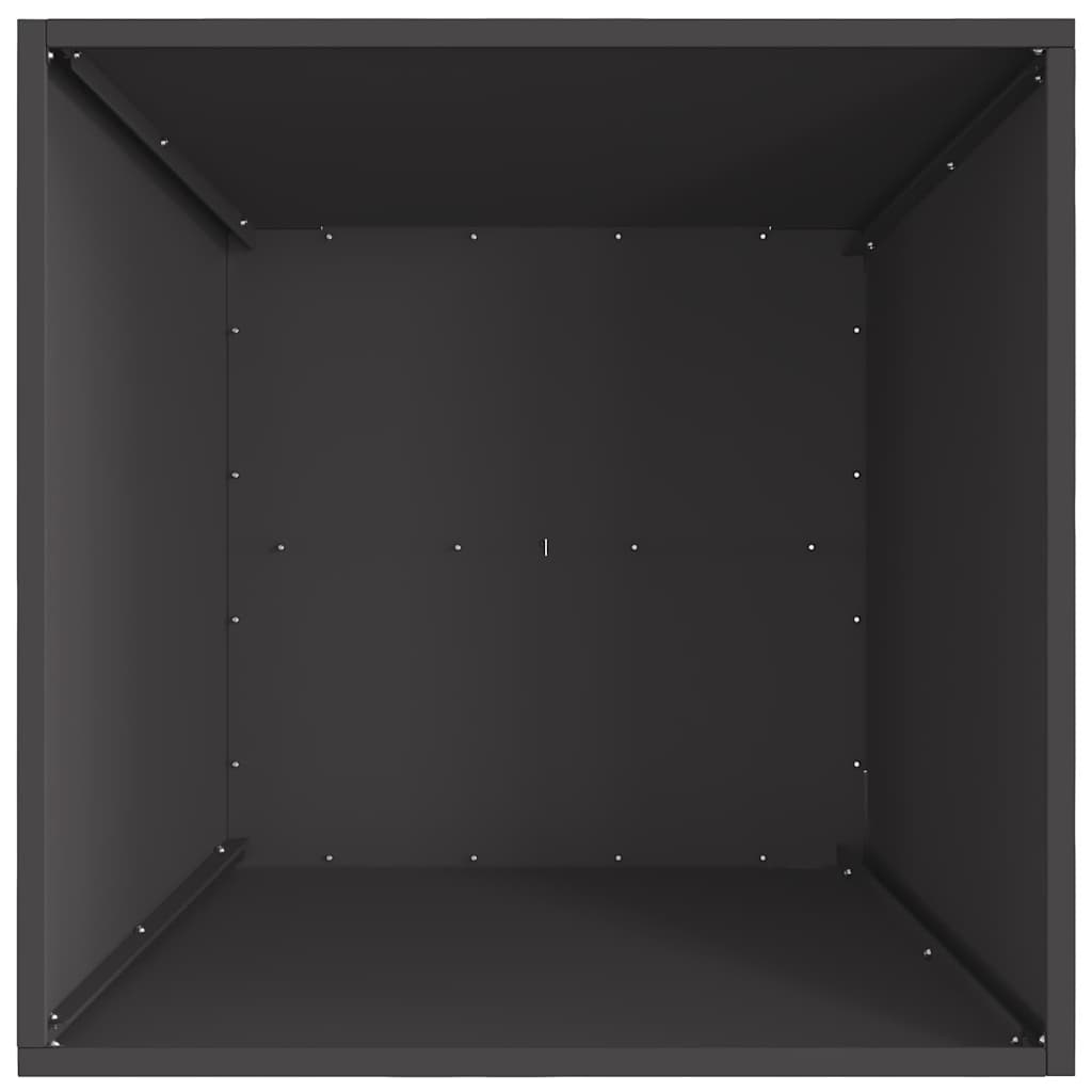 Ildskål Sort 60 x 60 x 30 cm Cortenstål
