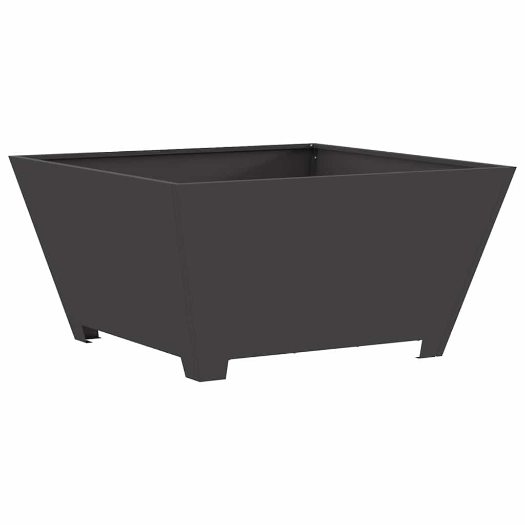 Ildskål Sort 80 x 80 x 40 cm Cortenstål