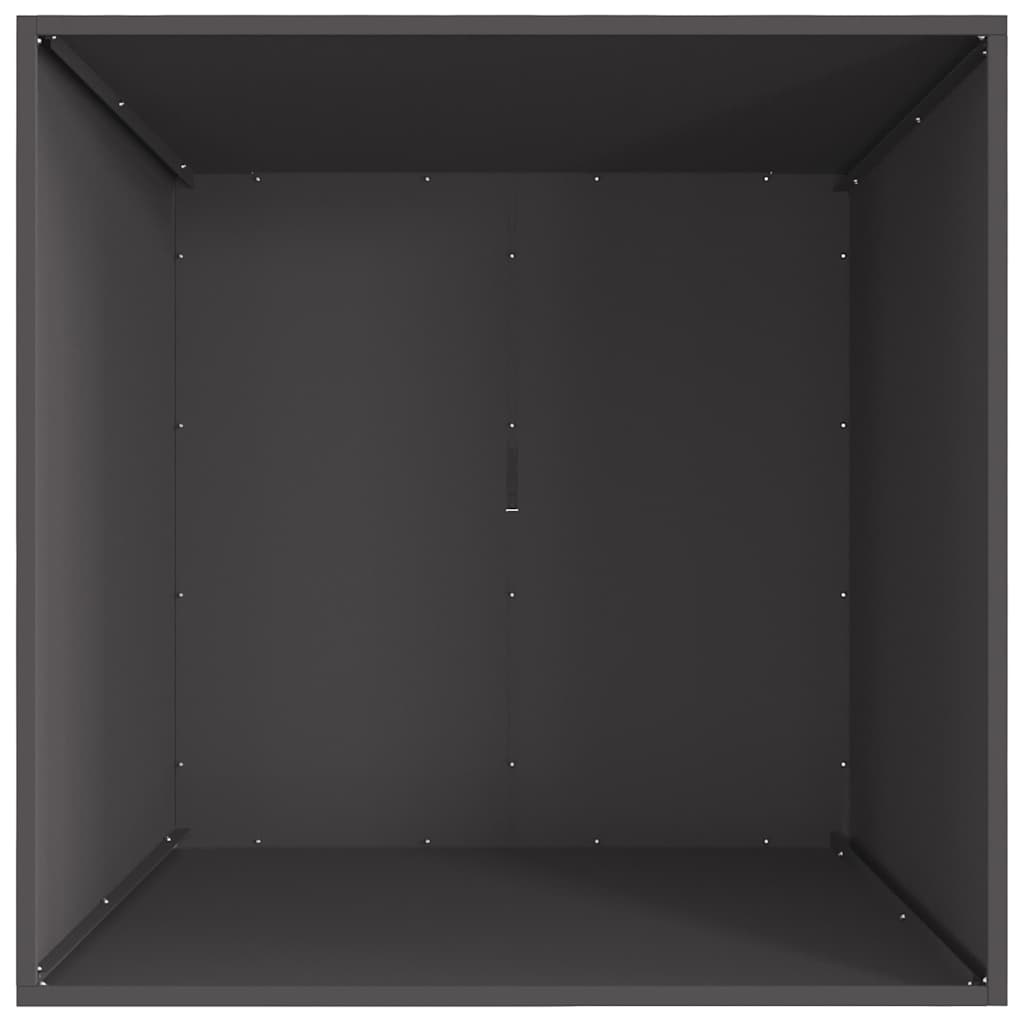Ildskål Sort 80 x 80 x 40 cm Cortenstål