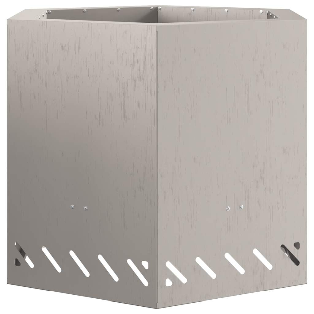 Røgfri ildskål Rusten 58 x 58 x 51 cm Cortenstål
