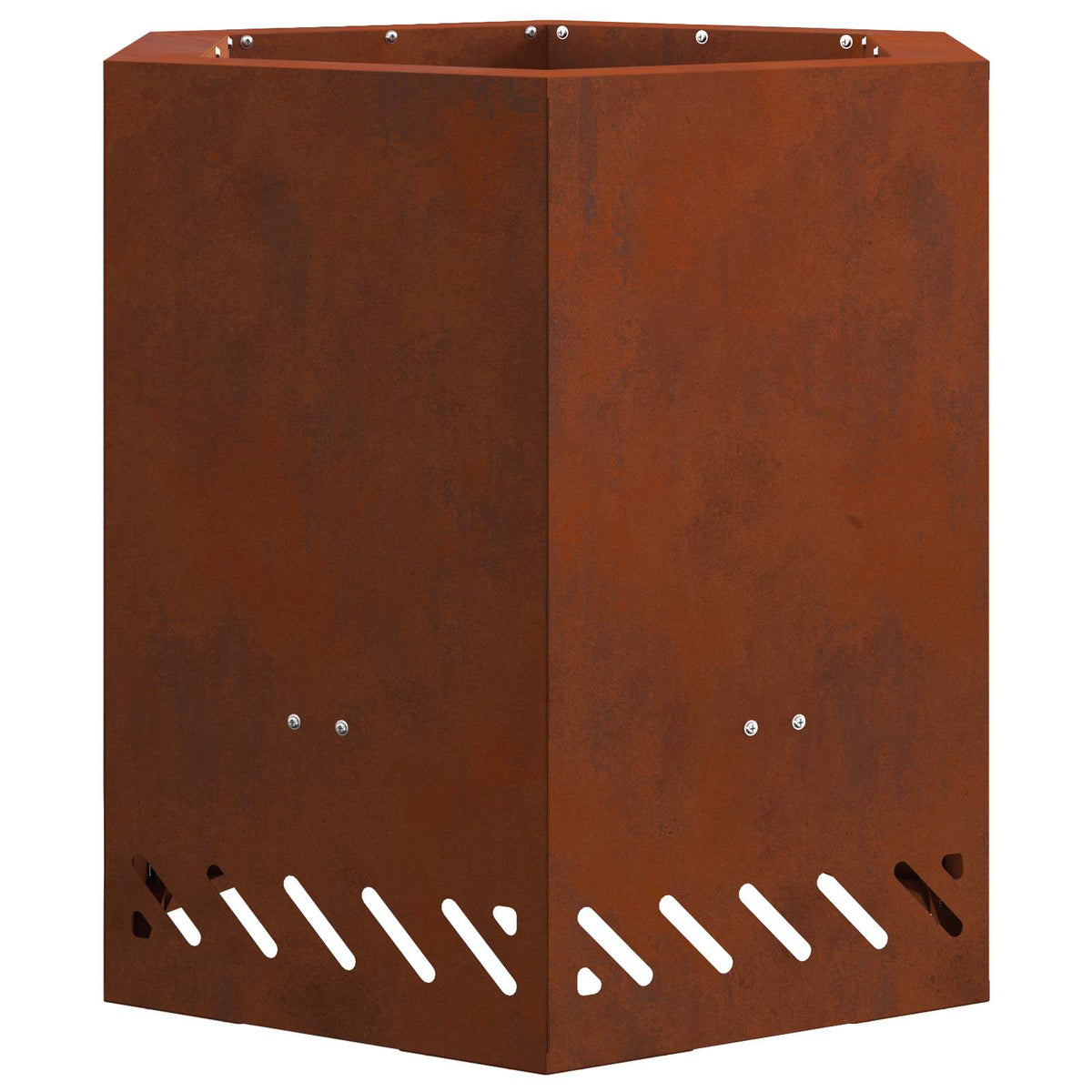 Røgfri ildskål Rusten 48 x 48 x 51 cm Cortenstål