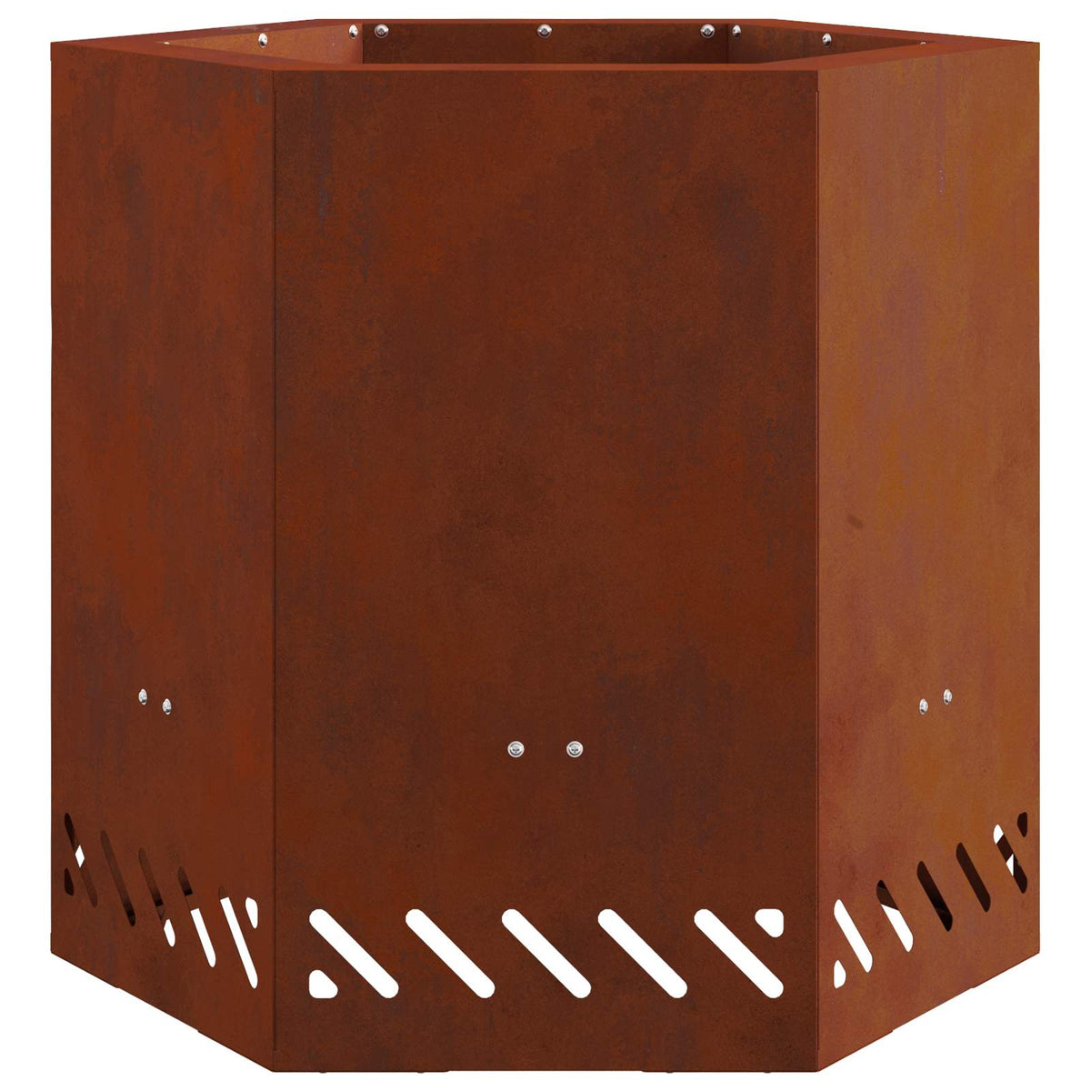 Røgfri ildskål Rusten 48 x 48 x 51 cm Cortenstål