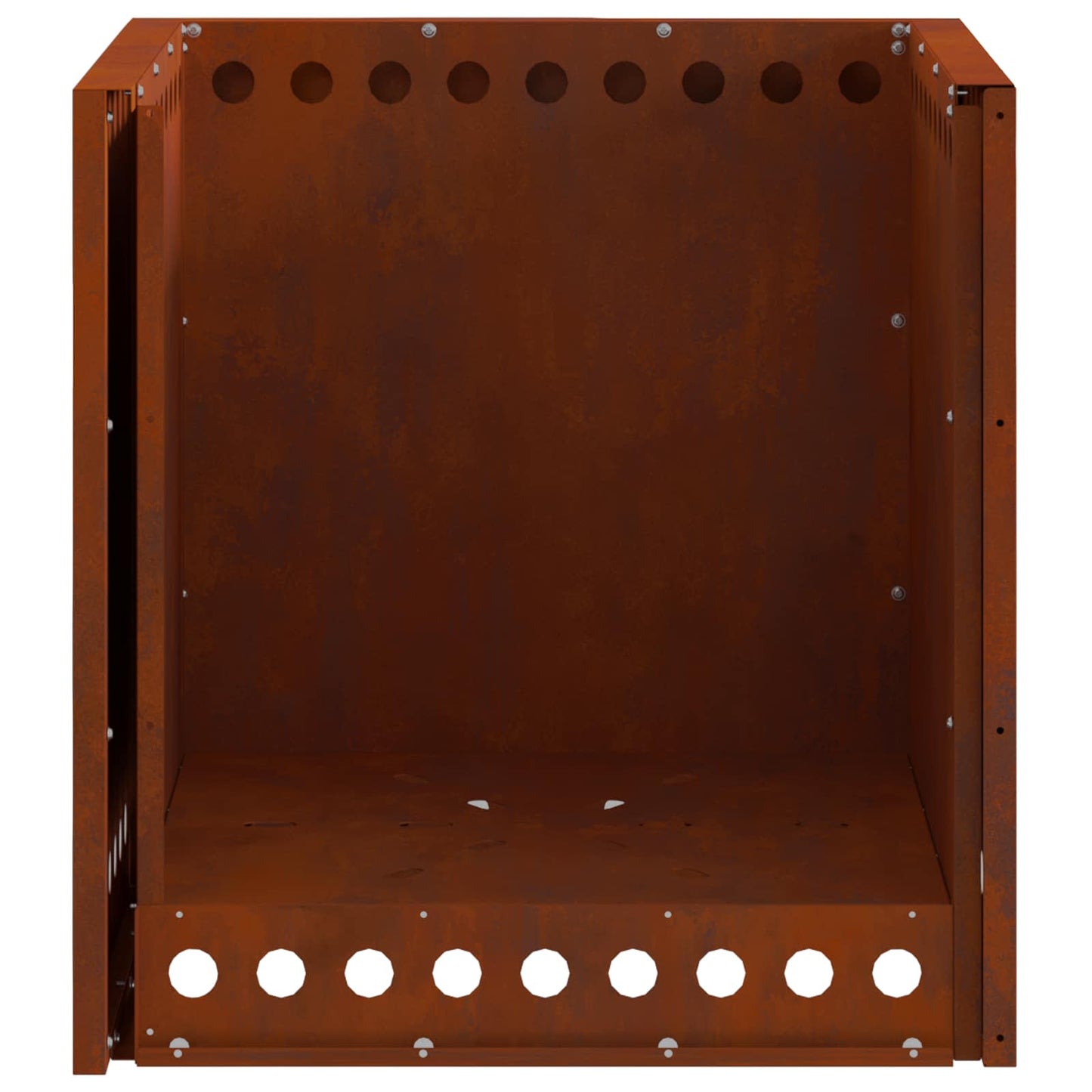 Røgfri ildskål Rusten 48 x 48 x 50 cm Cortenstål