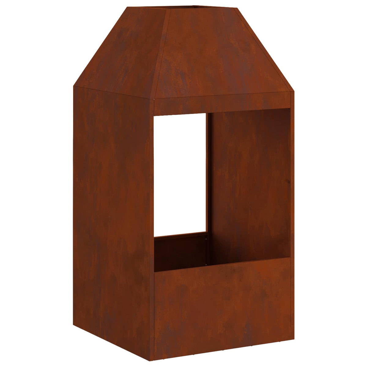 Ildskål Rusten 50 x 50 x 100 cm Cortenstål