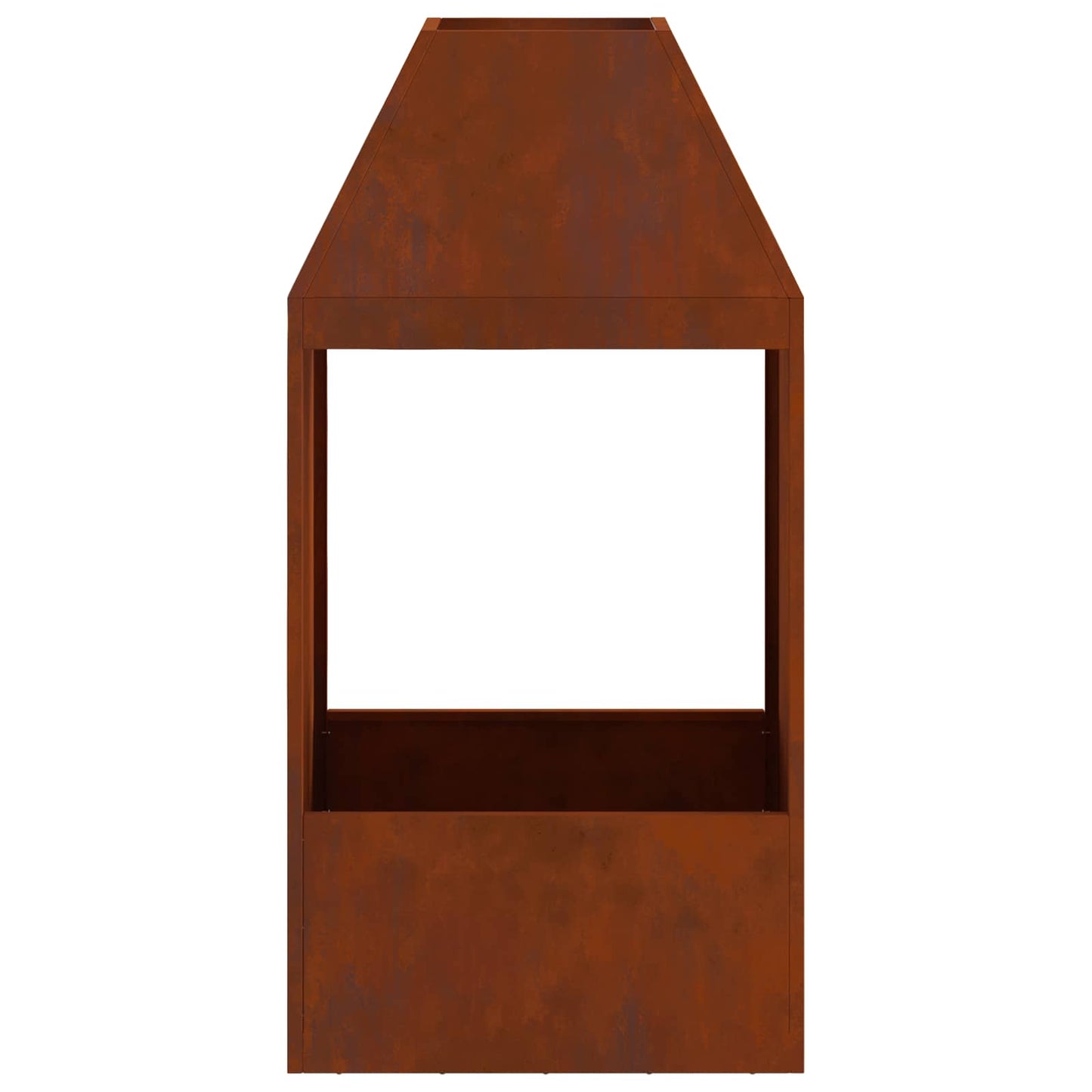 Ildskål Rusten 50 x 50 x 100 cm Cortenstål