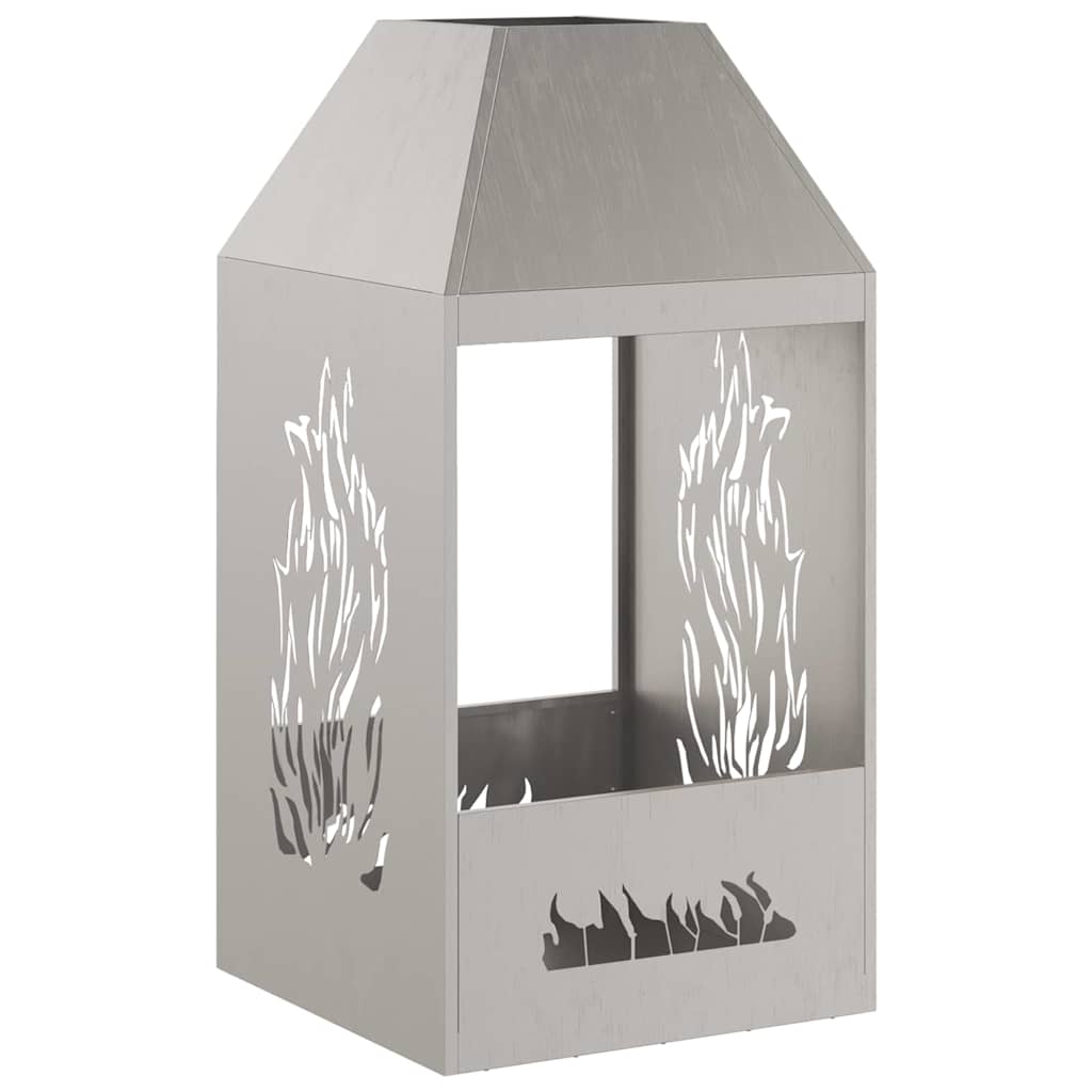 Ildskål Rusten 50 x 50 x 100 cm Cortenstål