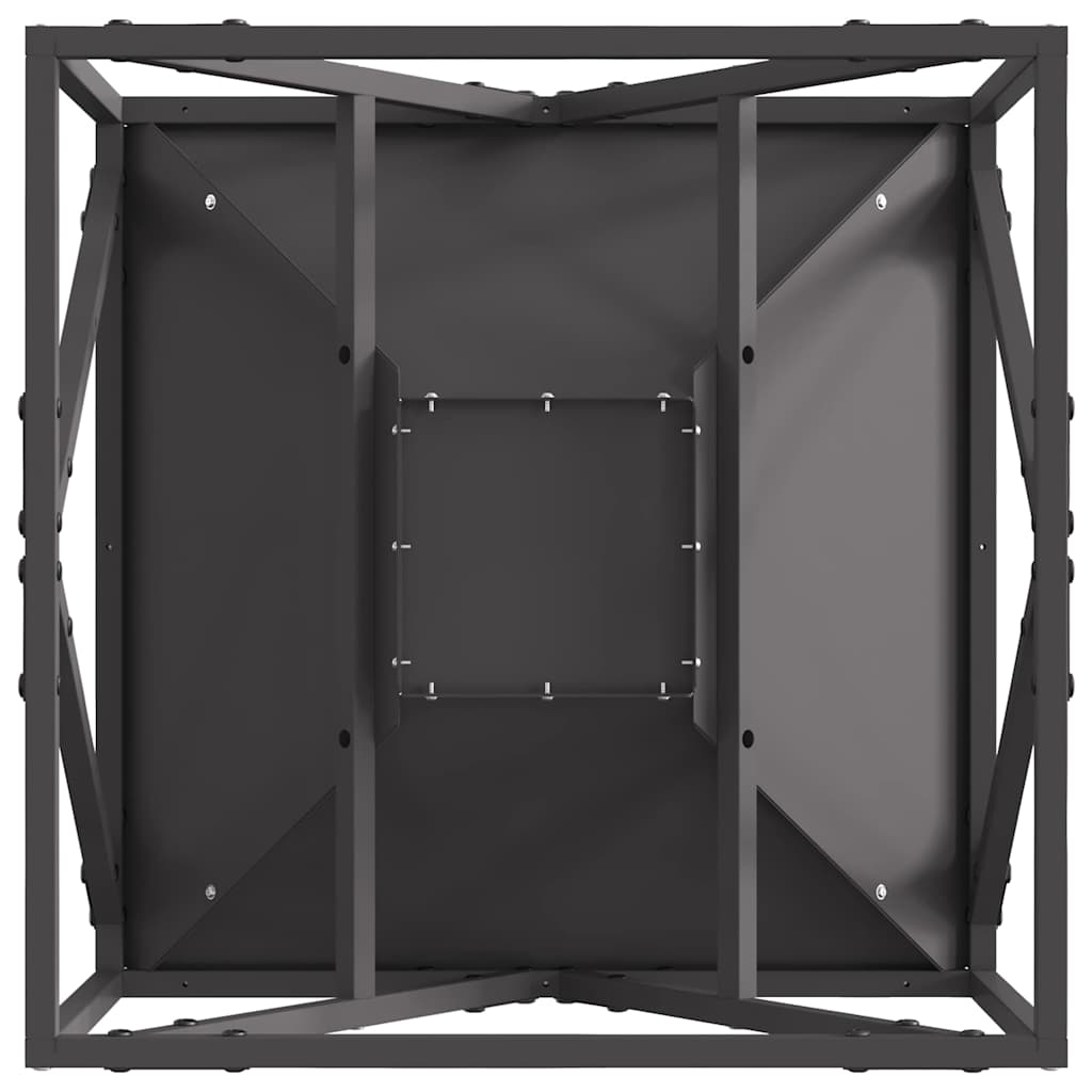 Ildskål Sort 50 x 50 x 35 cm Cortenstål