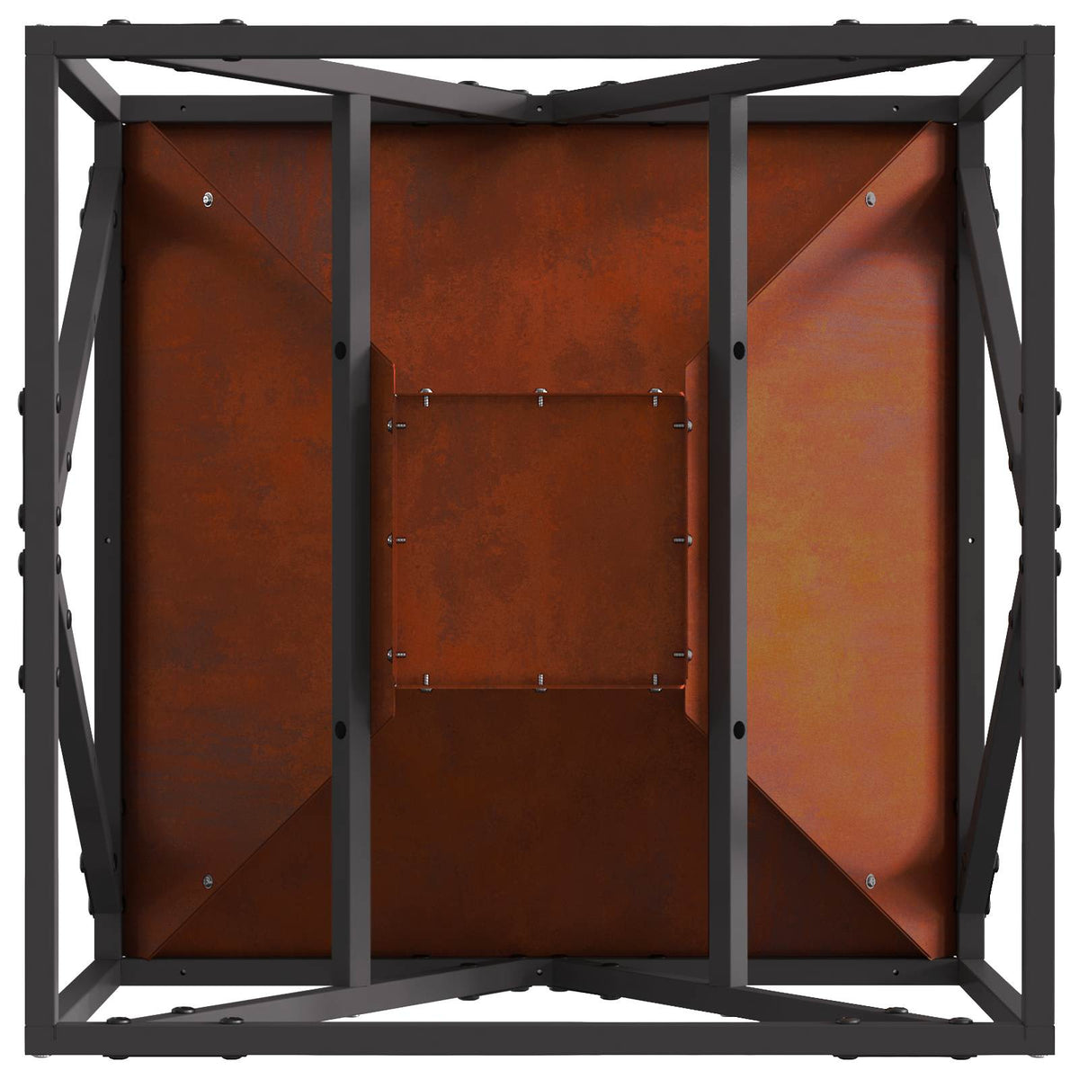 Ildskål Rusten 50 x 50 x 35 cm Cortenstål
