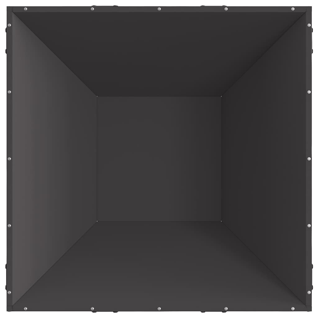 Ildskål Sort 80 x 80 x 40 cm Cortenstål