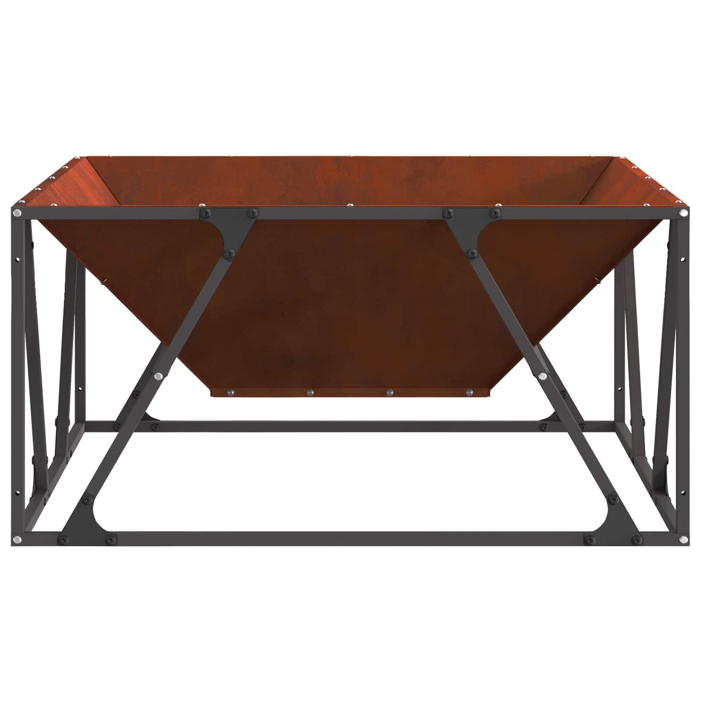 Ildskål Rusten 80 x 80 x 40 cm Cortenstål