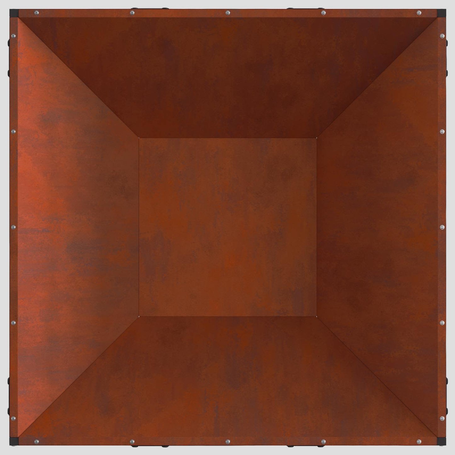 Ildskål Rusten 80 x 80 x 40 cm Cortenstål