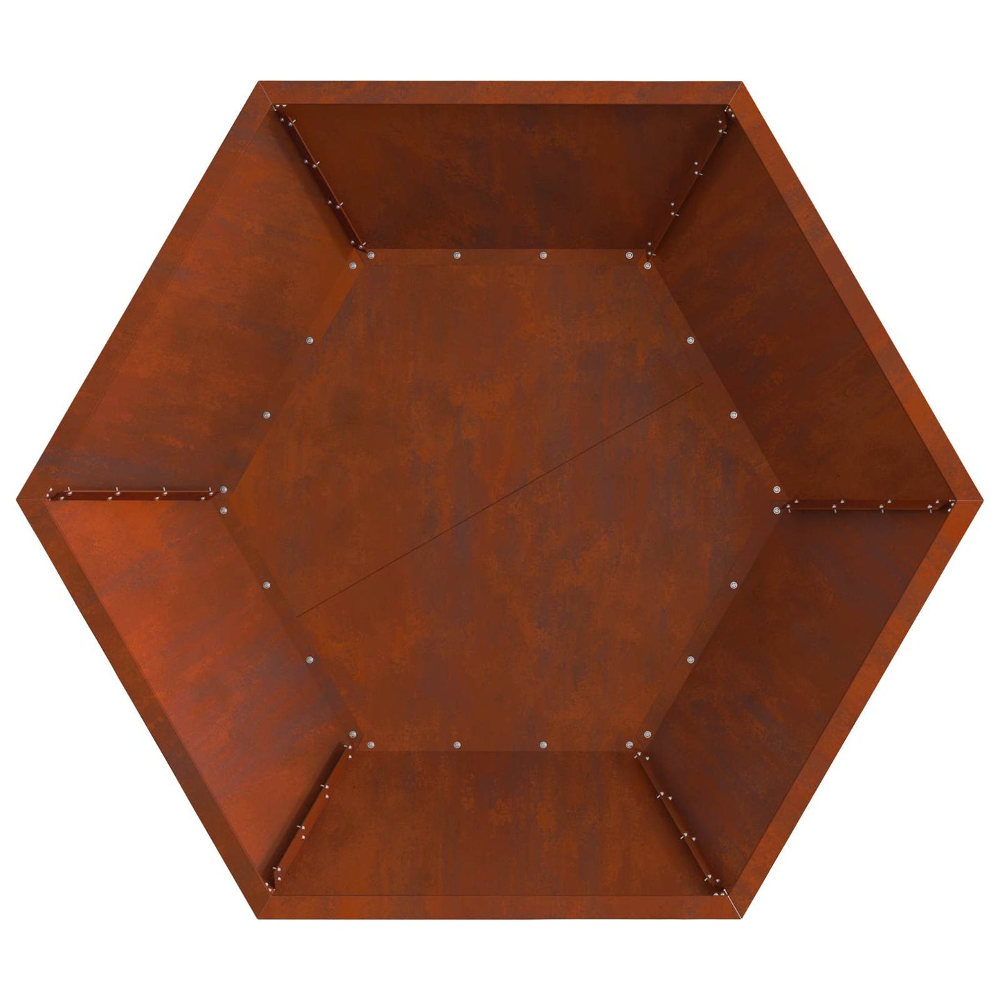 Ildskål Rusten 100 x 100 x 28 cm