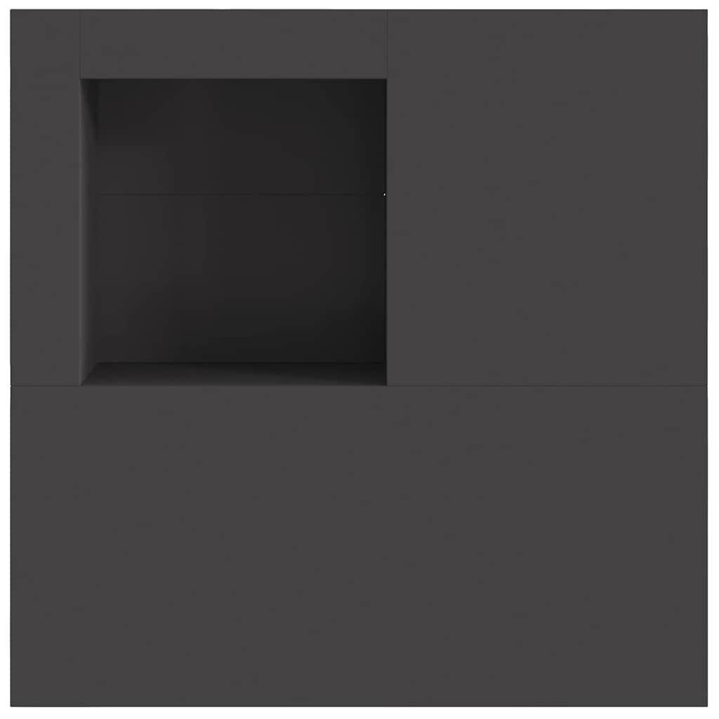Bålsted Sort 100 x 100 x 30 cm Cortenstål
