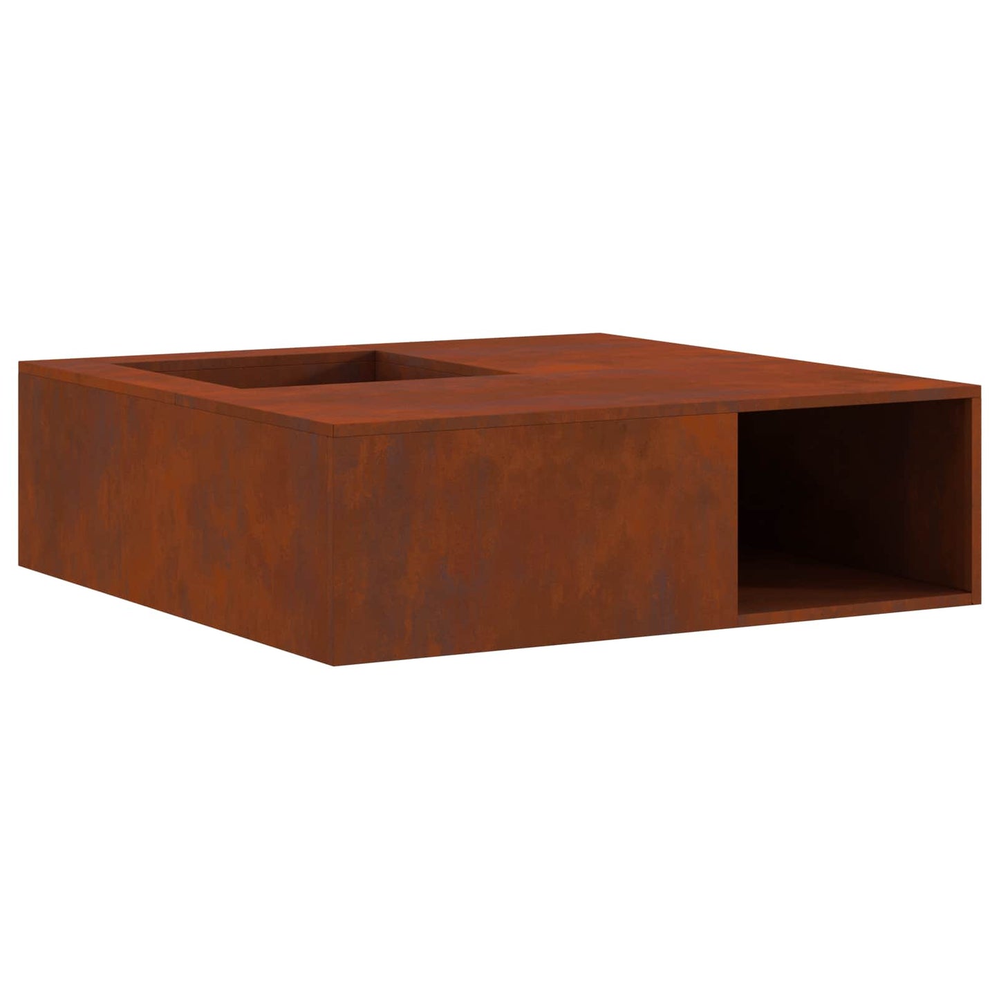 Bålsted Rusten 100 x 100 x 30 cm Cortenstål