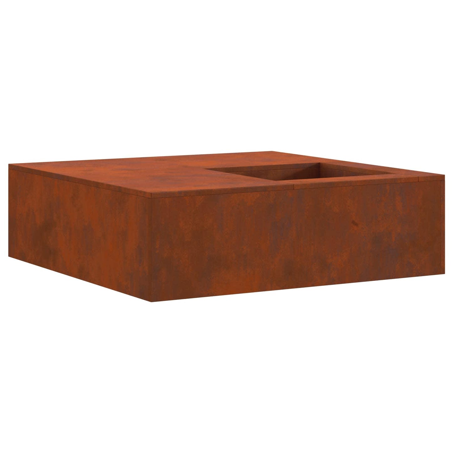 Bålsted Rusten 100 x 100 x 30 cm Cortenstål