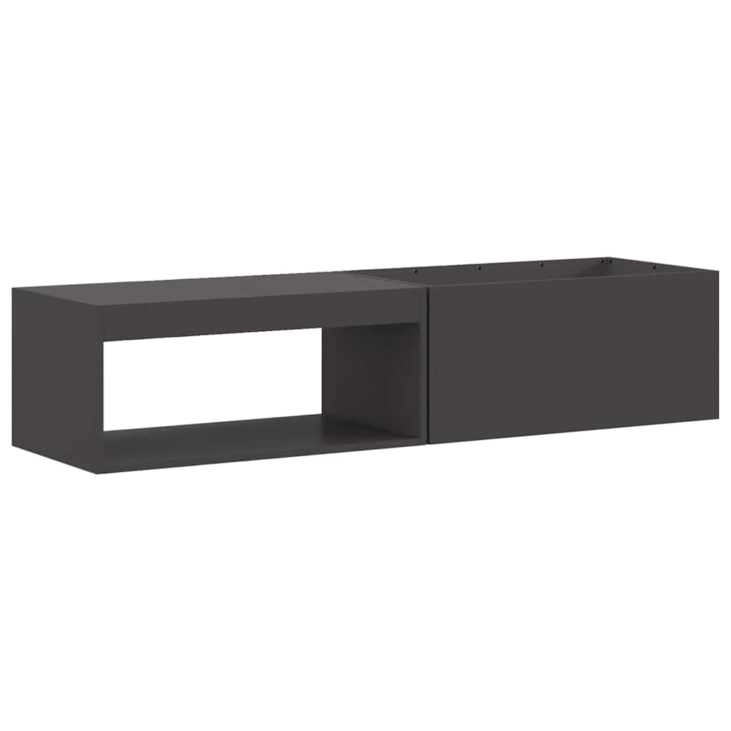 Ildskål Sort 160 x 45 x 35 cm Cortenstål