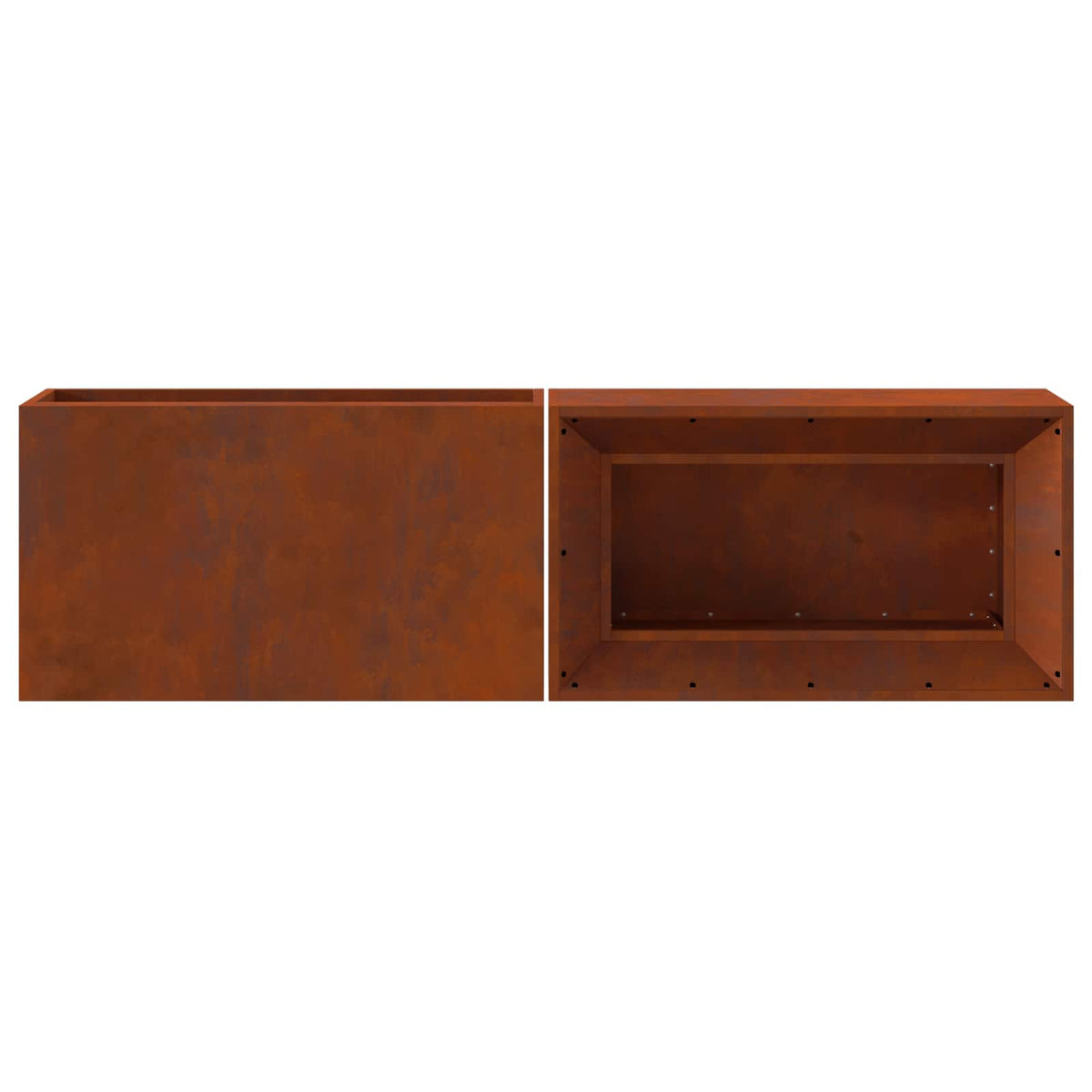 Ildskål Rusten 160 x 45 x 35 cm Cortenstål