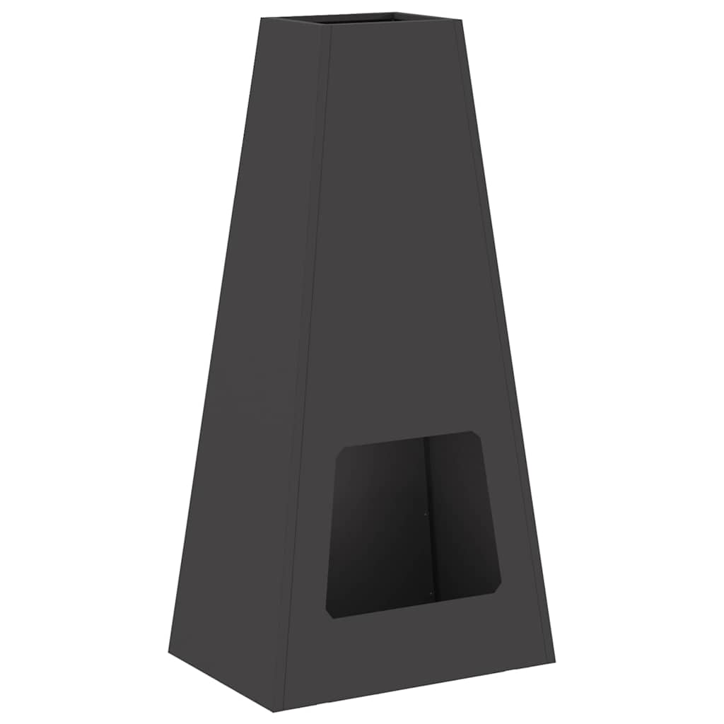 Ildskål Sort 50 x 35 x 100 cm Cortenstål