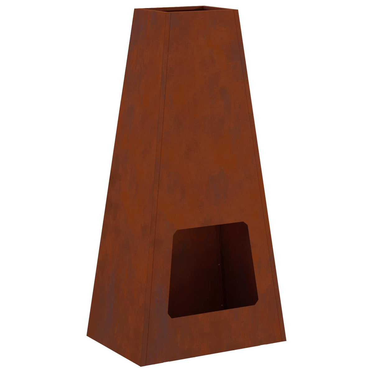 Ildskål Rusten 50 x 35 x 100 cm Cortenstål