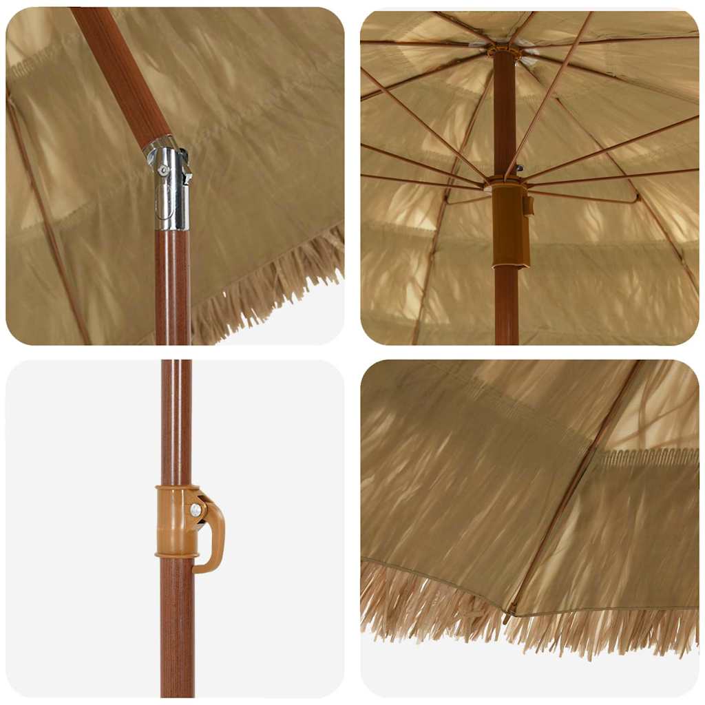 Havesol 160 x 160 x 196 cm Polypropylen og polyester Rund