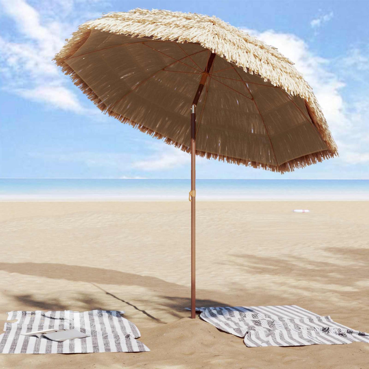 Havesol 205 x 205 x 210 cm Polypropylen og polyester Rund