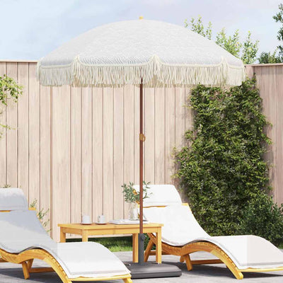 Strand Parasol 160 x 160 x 196 cm Polyester og Stål Rund