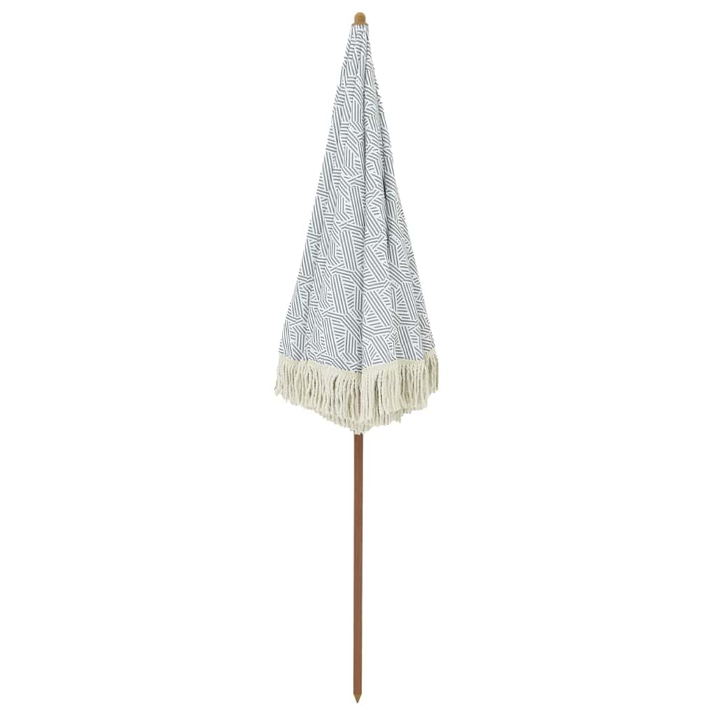 Strand Parasol 160 x 160 x 196 cm Polyester og Stål Rund