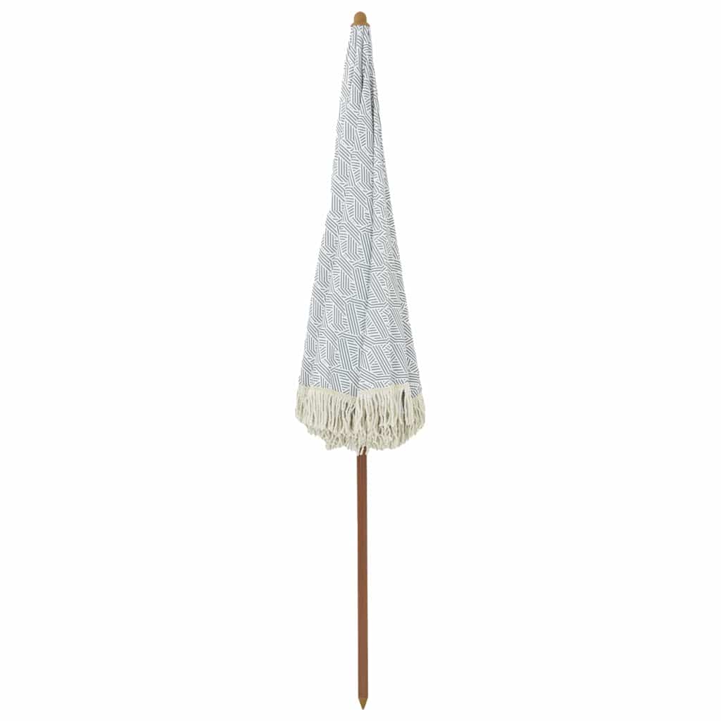 Strand Parasol 205 x 205 x 210 cm Polyester og Stål Rund