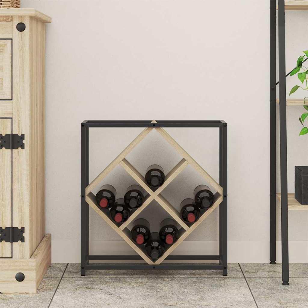 Vinfad 16 flasker Konstrueret træ Sonoma eg