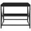 Sofabord Sort eg 51 x 50 x 40 cm Ingeniørtræ og stål