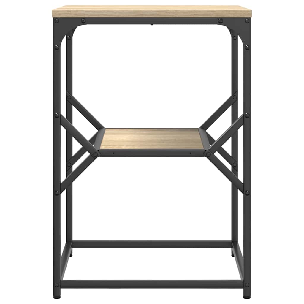 Sidebord Sonoma eg 41 x 40 x 60 cm Ingeniørtræ og stål